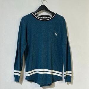 PINK Fleece Oversized Crewneck